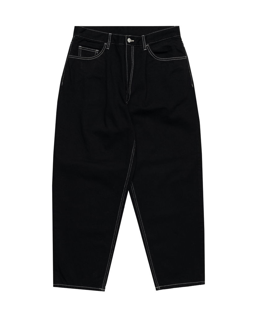 Jeans BEAMS Beams Wide Tapered Denim Pants Svart | 11211131791-19
