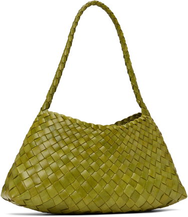 Handväska Dragon Diffusion Dragon Diffusion Rosanna Woven Leather Shoulder Bag Svart | 8943, 4