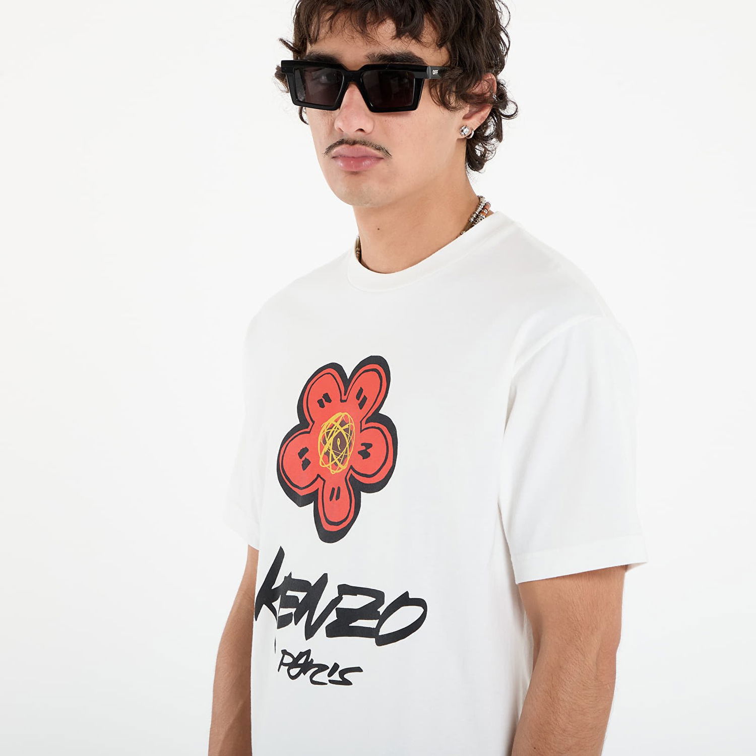 T-shirt KENZO KENZO x FUTURA 2000 T-Shirt Vit | FF65TS2654SG.02, 1