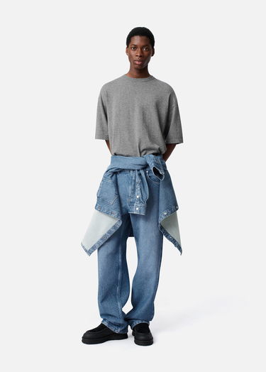 Jeans AXEL ARIGATO Relaxed Fit Twill Jeans Blå | A3261001, 7