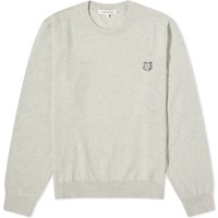 Sweater MAISON KITSUNÉ Patch Crew Jumper Grå | MM00815KT1036-H120, 1