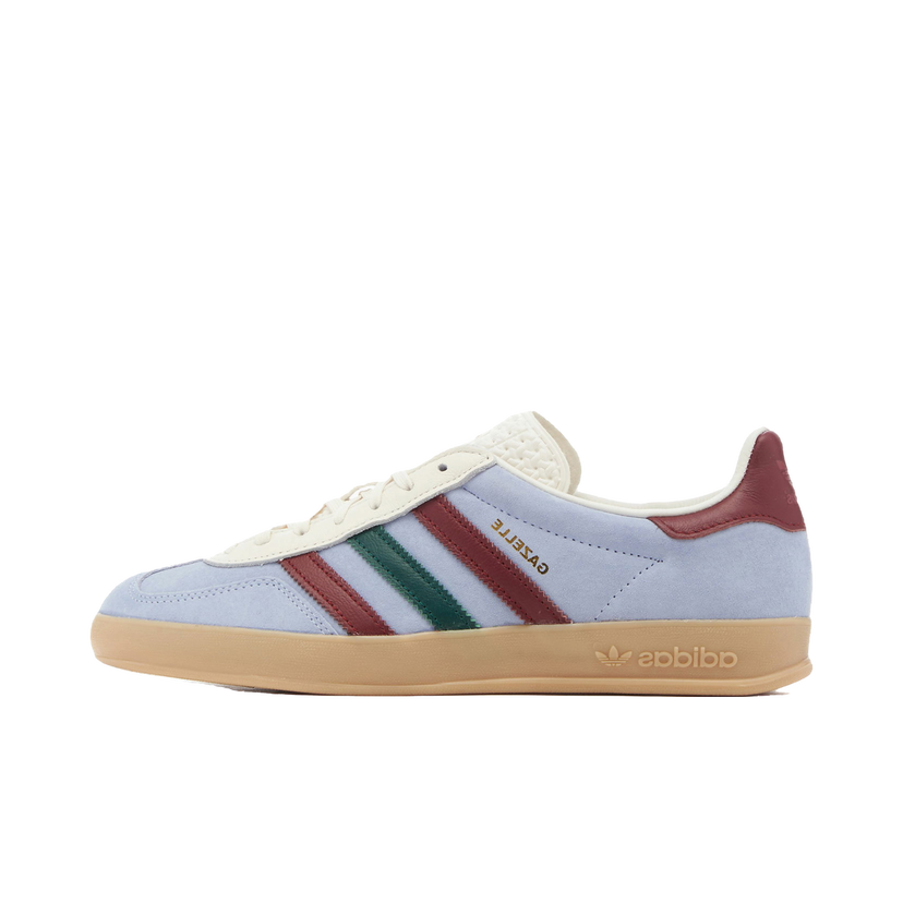 Sneakers och skor adidas Originals Gazelle Indoor Blue Dawn Collegiate Burgundy Grå | IG4994