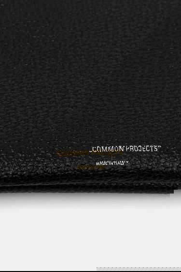 Plånbok Common Projects Pebbled Leather Small Flat Pouch Svart | 9187.7001, 2