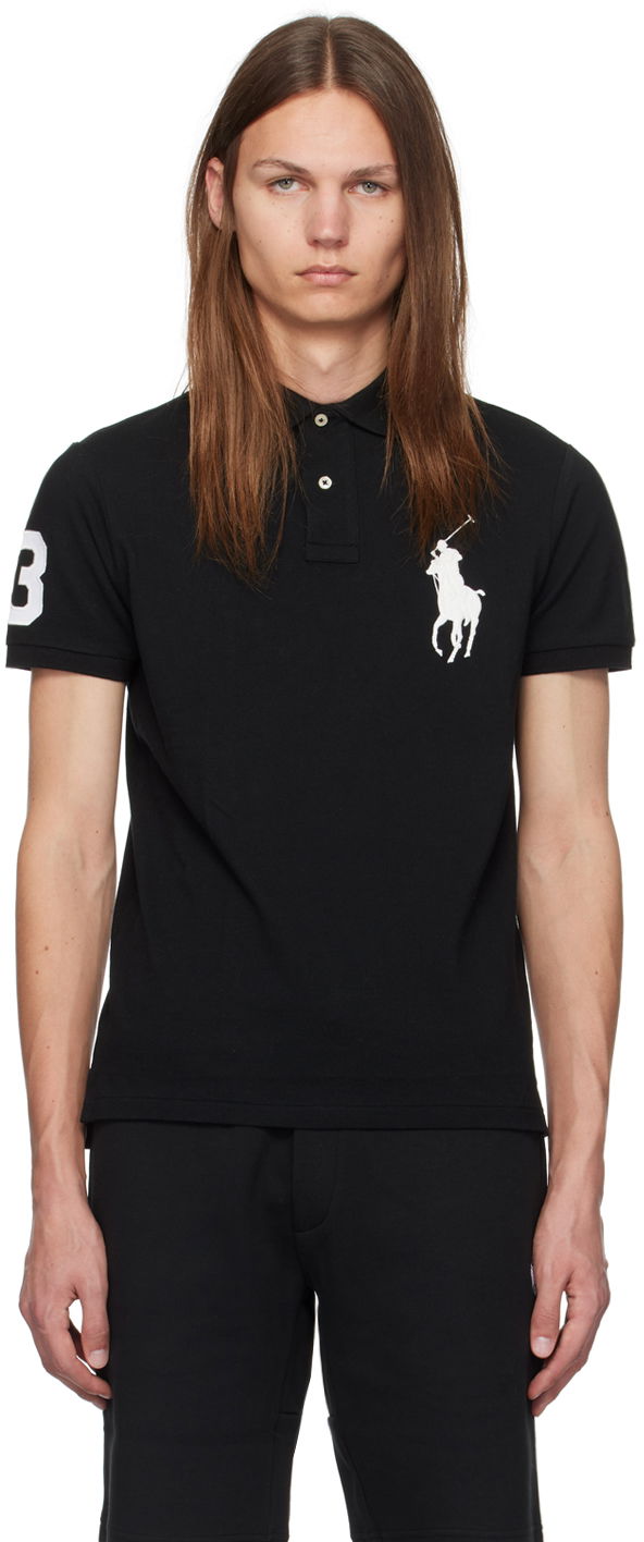 Polotröja Polo by Ralph Lauren Polo Ralph Lauren Black Big Pony Polo Svart | 710688969001