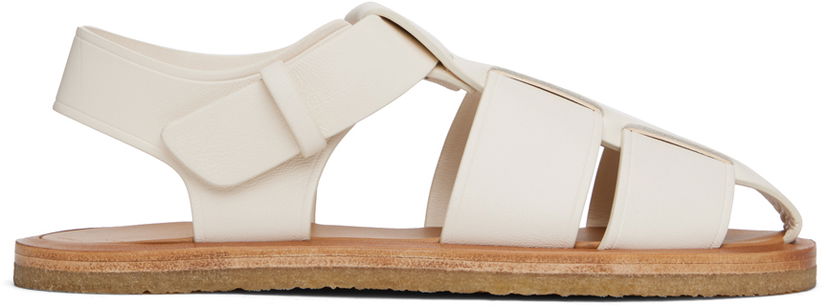 Badkläder The Row The Row Fisherman Sandals Vit | F1343-N60