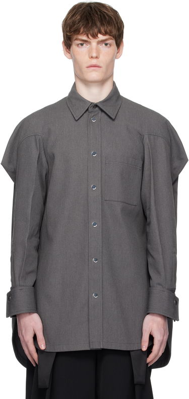 Skjorta Jean Paul Gaultier Jean Paul Gaultier Canvas Shirt Grå | 25/03-U-ST024-W008-04, 0