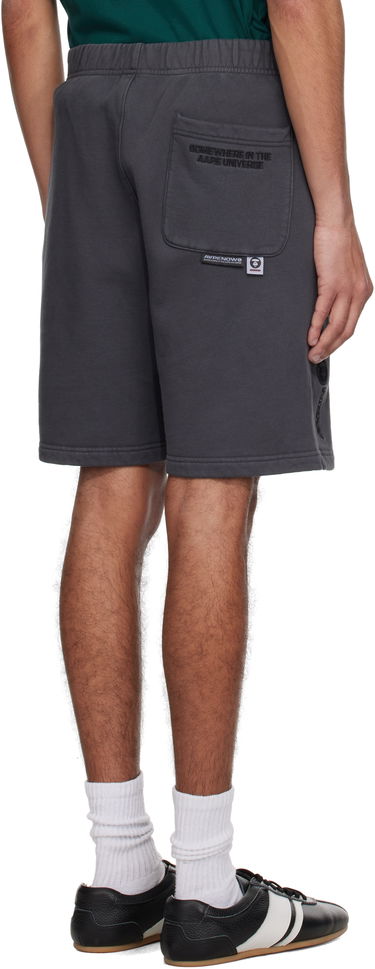 Shorts AAPE by A Bathing Ape AAPE by A Bathing Ape 'AAPE Now' Sweat Shorts Grå | AAPSPMB678XXNBKL, 2