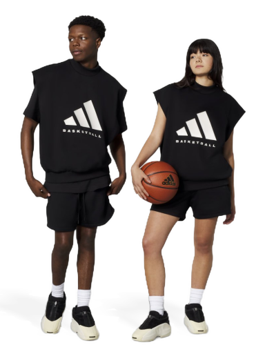 Sweatshirt adidas Originals Basketball Sleeveless Svart | IN4247