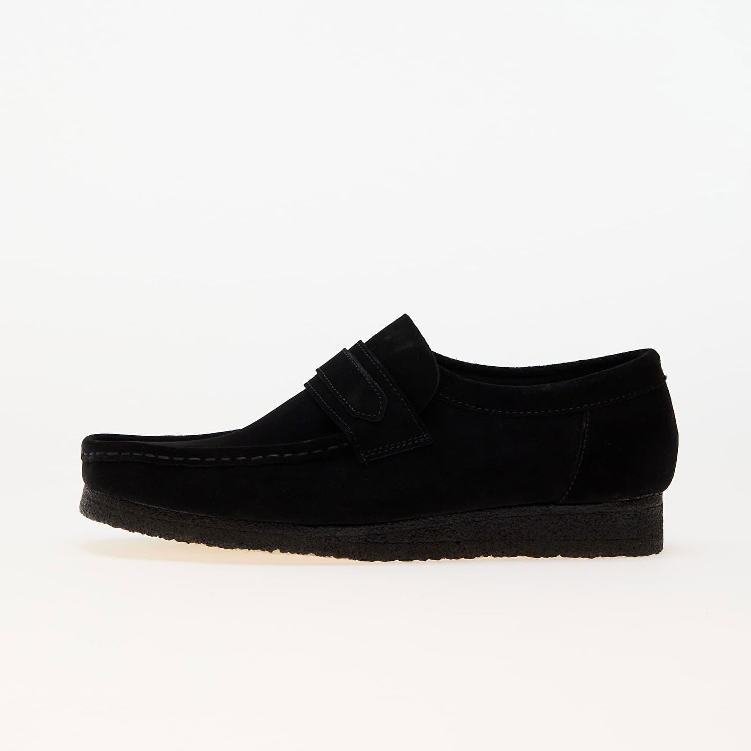 Sneakers och skor Clarks Wallabee Loafer Black Sde Svart | 26172503, 0