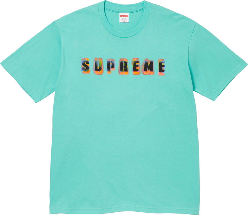 T-shirt Supreme Stencil Tee Turkos | FW23T32