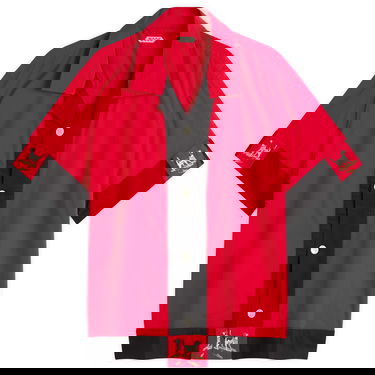 Skjorta Bode Pointer Embroidered Dog Short Sleeve Shirt Flerfärgad | MRF25SH038, 1