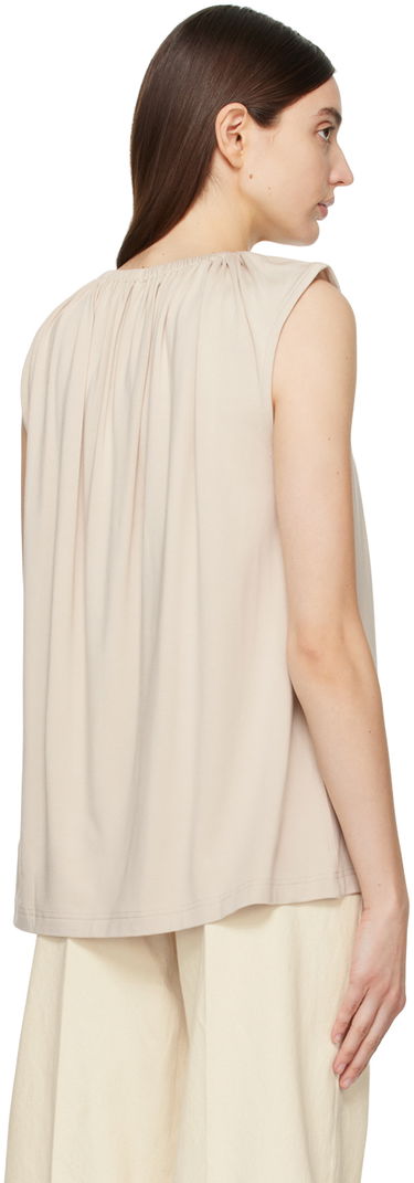 Linne TOTEME TOTEME Women's Crewneck Tank Top Beige | 242-WRT1716-FB0163, 2