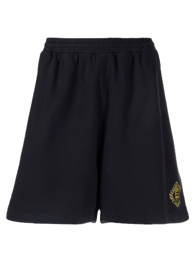 Shorts Balenciaga Emblem Shorts Svart | 676137TLV601000