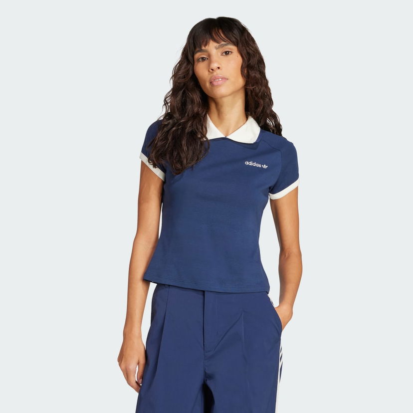 Polotröja adidas Performance Polo T-Shirt Blå | JY2829