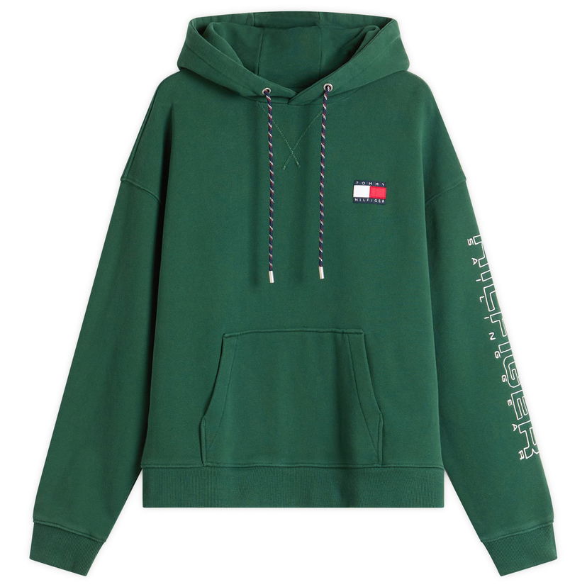 Sweatshirt Tommy Hilfiger Tommy Jeans Gi Sailing Hoodie Grön | MN0MN00019L6K