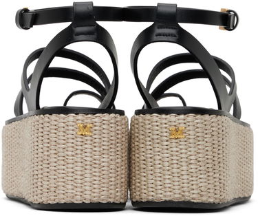 Skovård Max Mara Max Mara Biarritz Platform Sandals Svart | 2345210338600, 1