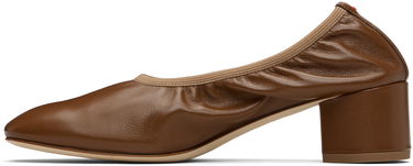Klä Aeyde Aeyde Gemma Leather Block Heel Pumps Brun | A11-PU0215001222-225, 2