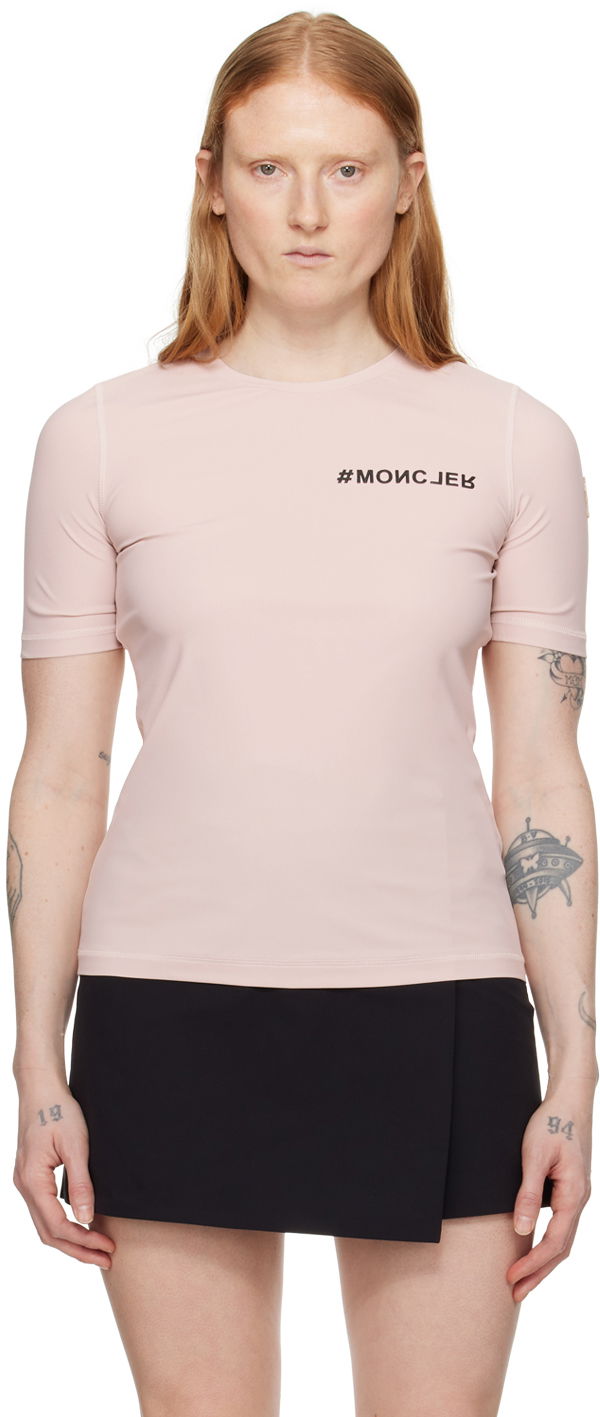 T-shirt Moncler Maglia T-Shirt Rosa | J10988C00003829JP