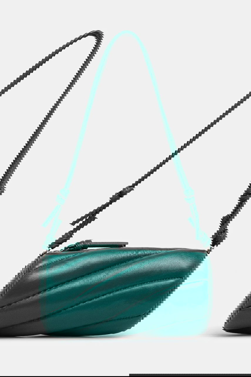 Handväska Fiorucci Fiorucci Mella Leather Shoulder Bag Grön | U02SPABA001LE04GN02, 0