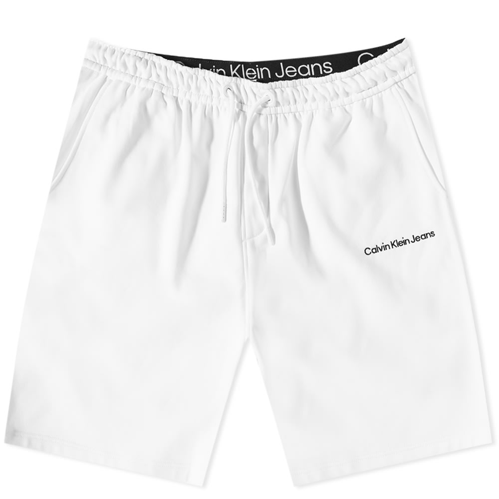 Shorts CALVIN KLEIN Institutional Sweat Short Vit | J30J322916YAF, 0