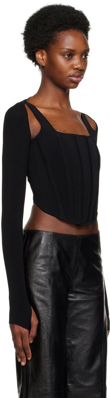 Kjol Dion Lee Dion Lee Tank Top and Cardigan Set Svart | A7460P21, 4