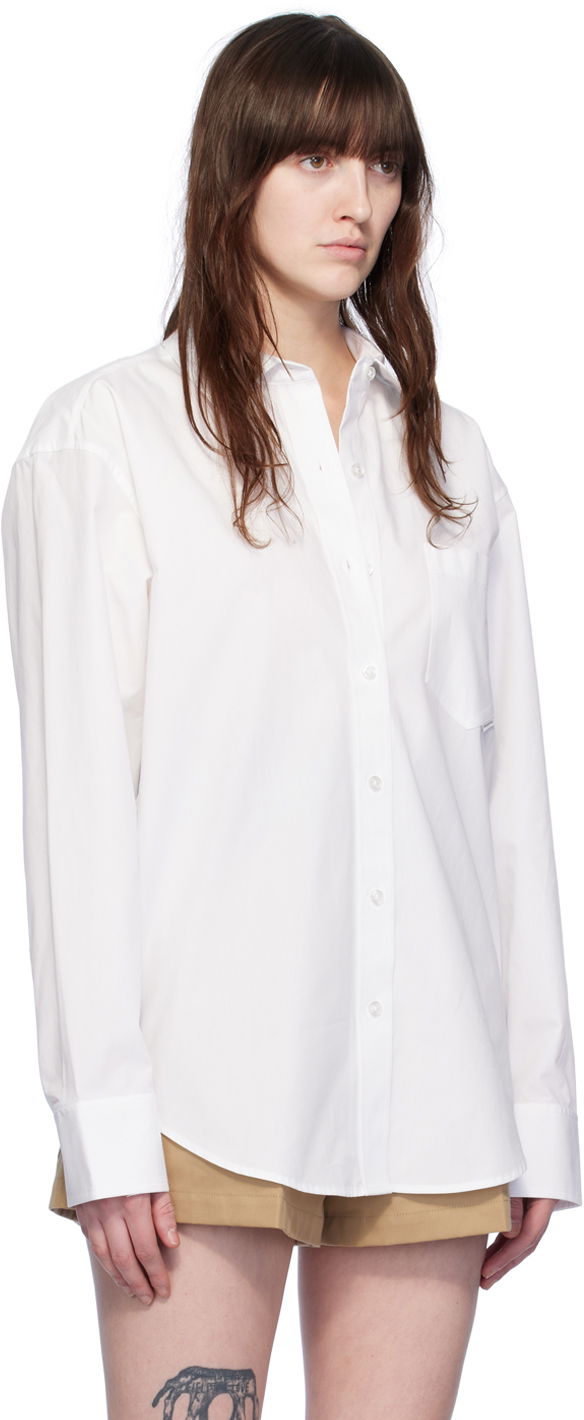 Skjorta Alexander Wang Pocket Shirt Vit | 4WC2241482, 1