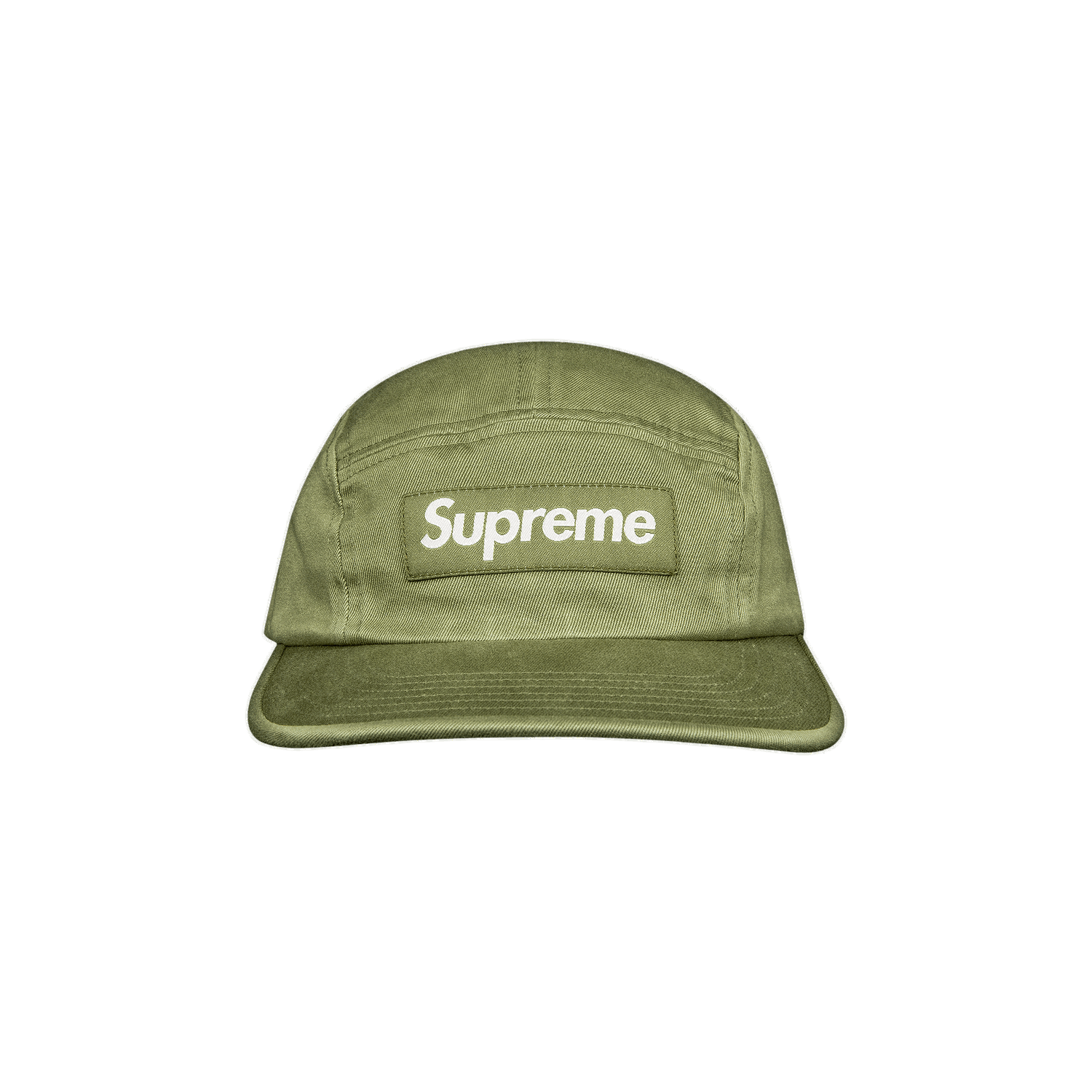 Keps Supreme Washed Chino Twill Camp Cap Grön | SS21H52 LIGHT OLIVE, 0