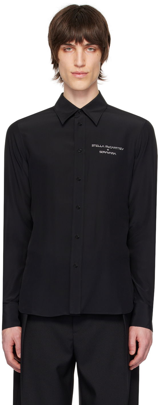 Skjorta Stella McCartney Stella McCartney Robot Shirt Svart | 6201053DS210