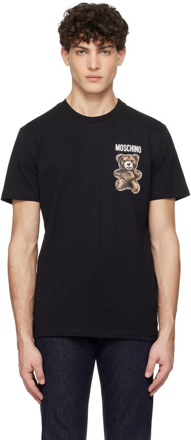 T-shirt Moschino Moschino Teddy Bear Graphic T-Shirt Svart | 251ZZV071102411555, 0