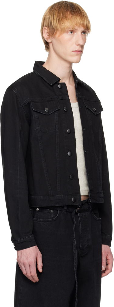 Jacka 032C 032c Down To Earth Boxy Denim Jacket Svart | S25-URD-1921-050, 1
