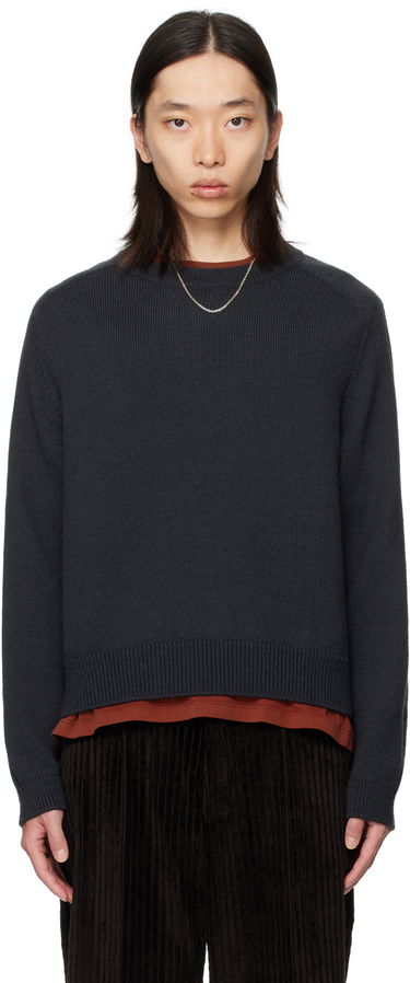 Sweater OUR LEGACY OUR LEGACY True Roundneck Sweater Mörkblå | M4253TO, 0