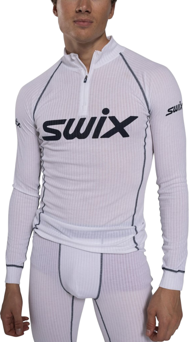 Strumpor SWIX Swix RaceX Classic Half Zip Top Vit | 10116-23-20000