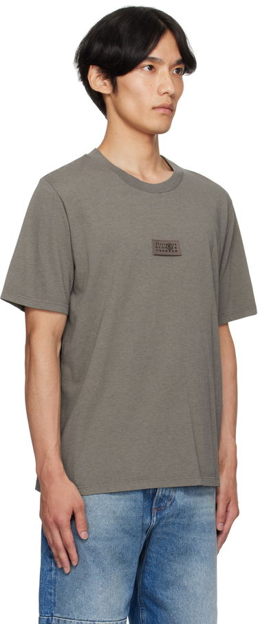 T-shirt Maison Margiela MM6 Maison Margiela Logo Patch T-Shirt Grå | SH0GC0059 M20048, 1