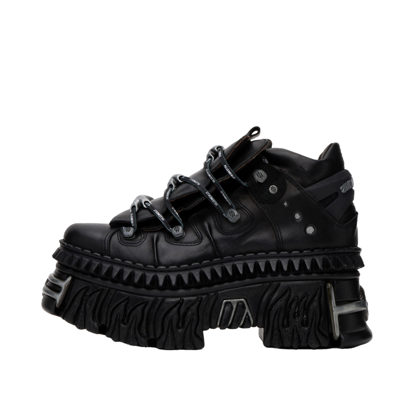 Sneakers och skor VETEMENTS New Rock Edition Fire Platform Svart | UA66SN100B