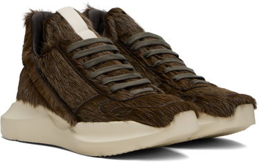 Sneakers och skor Rick Owens Rick Owens Concordians Geth Runner Brun | RR02E1814 LHLC, 3