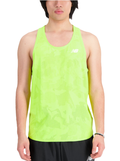 Linne New Balance Q Speed Top Grön | mt33280thw