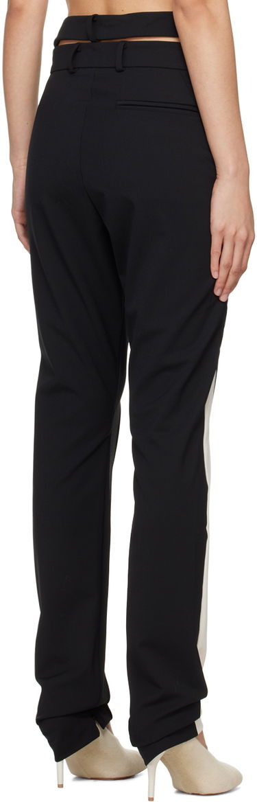 Byxor Ottolinger Ottolinger Asymmetric Trousers Svart | 2303501, 2