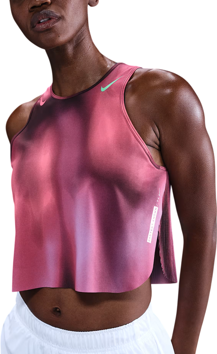 Crop top Nike AeroSwift Faith Kipyegon Crop Top Rosa | if1627-532, 0