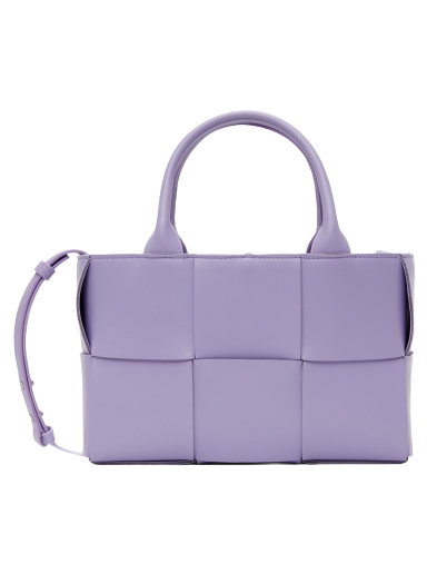 Tygpåse Bottega Veneta Arco Tote Bag Purpur | 709337 VCQC2