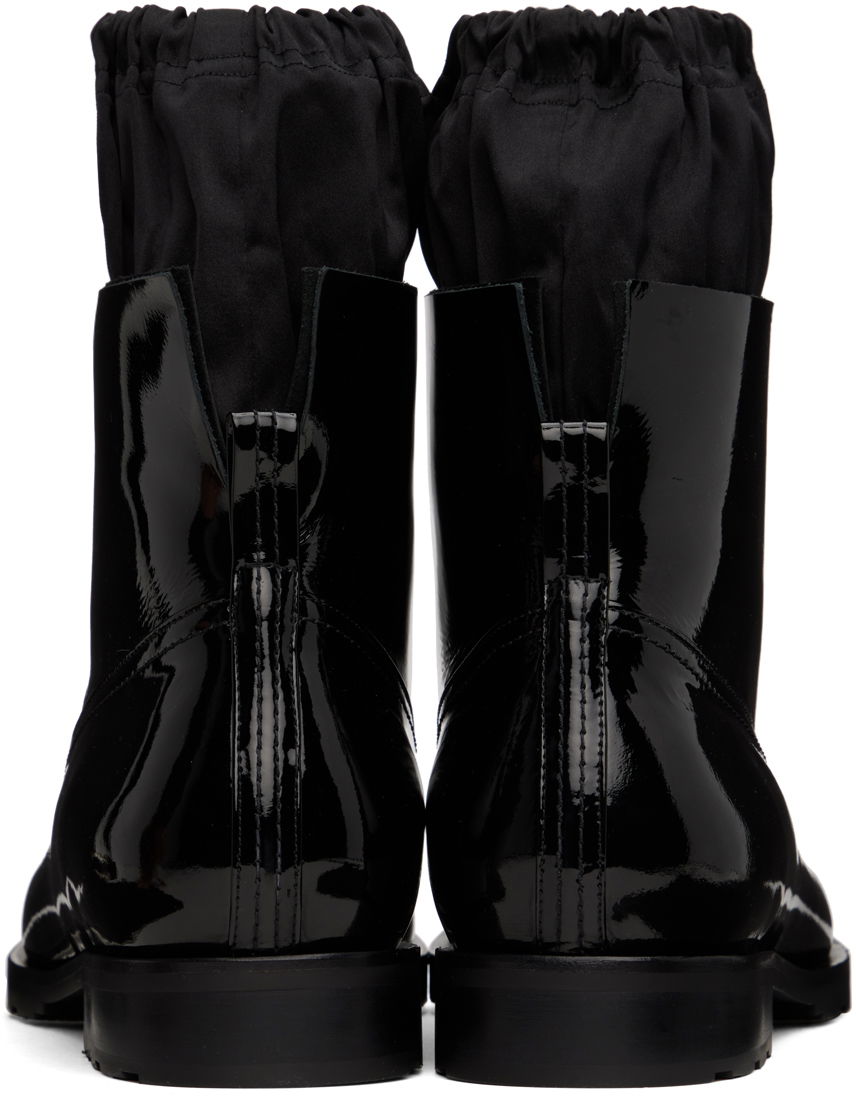Kläder We11done We11done Enamel Boots Svart | WD-AO3-22-435-M-BK, 1