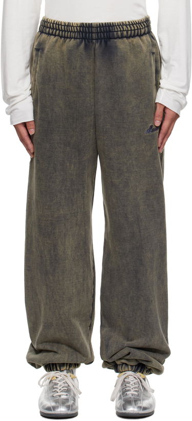 Träningsbyxor We11done We11done Teddy ID Jogger Sweatpants Grön | WD-TA2-25-708-U-CH, 0