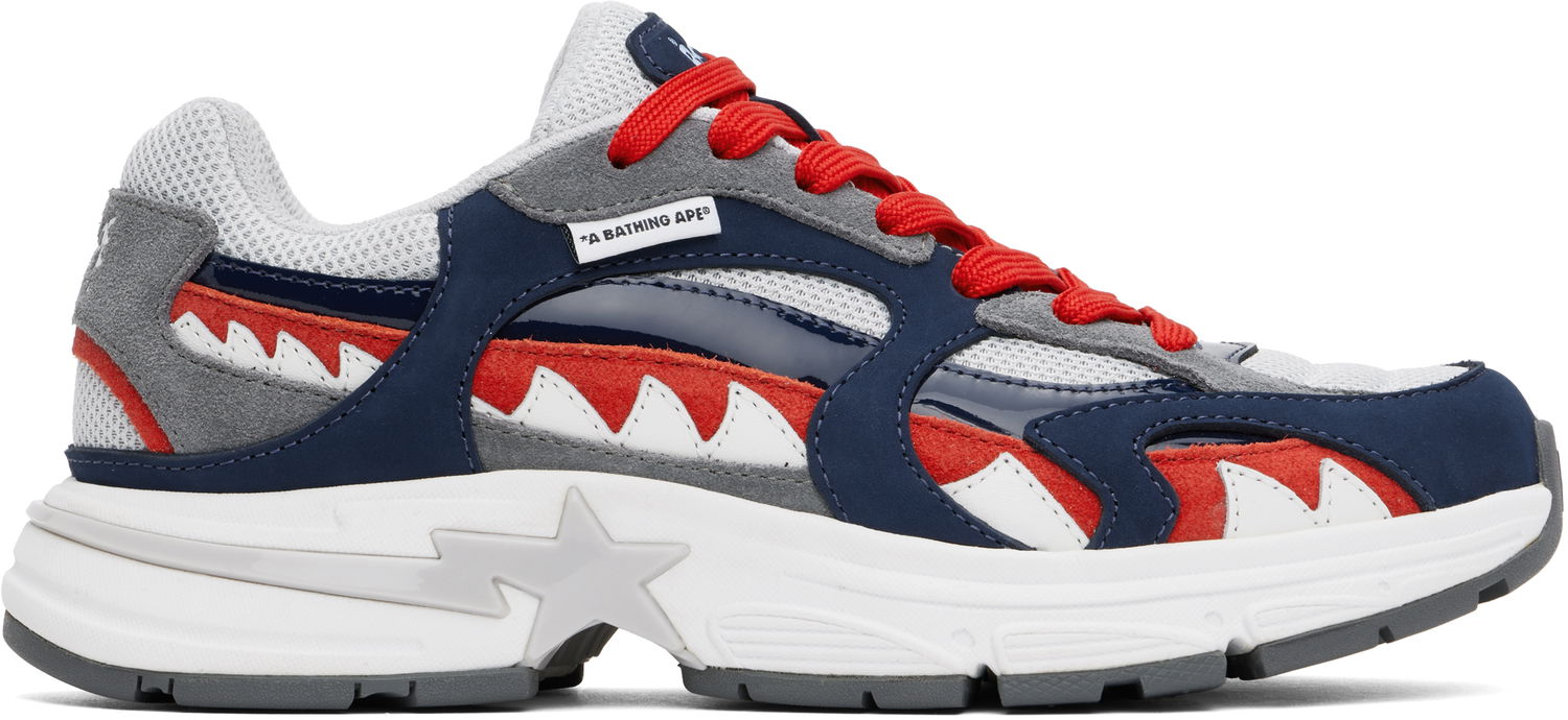 Sneakers och skor BAPE A Bathing Ape Shark STA M1 Flerfärgad | 001FWK201302M, 0