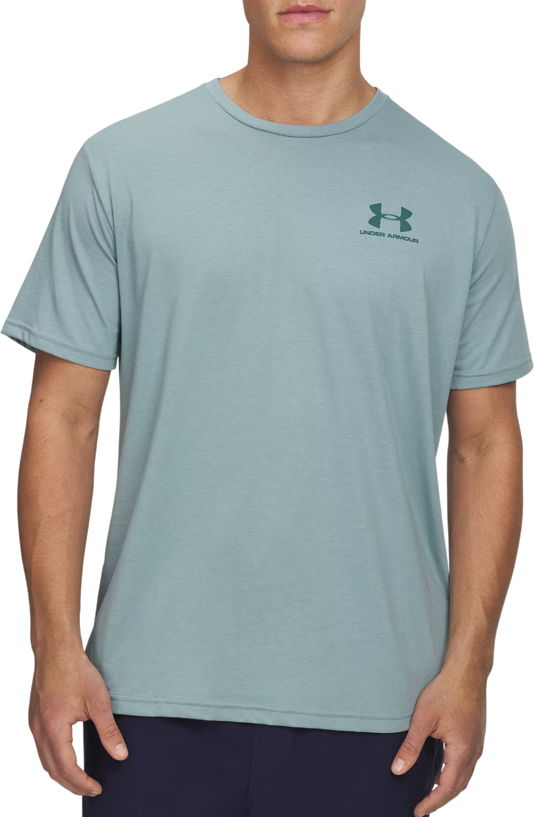 T-shirt Under Armour Sportstyle Left Chest Tee Turkos | 1326799-323, 0