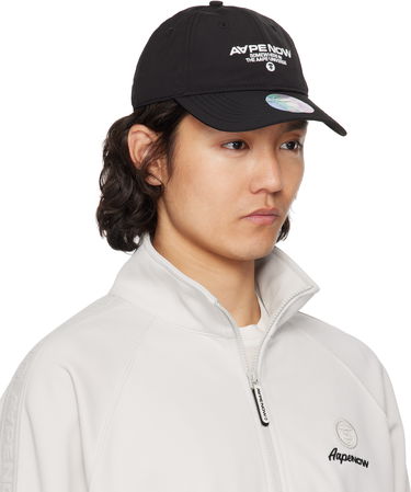 Keps AAPE by A Bathing Ape AAPE by A Bathing Ape 'AAPE Now' Moonface Logo Cap Svart | AAPCPM5255XXOBKX, 1