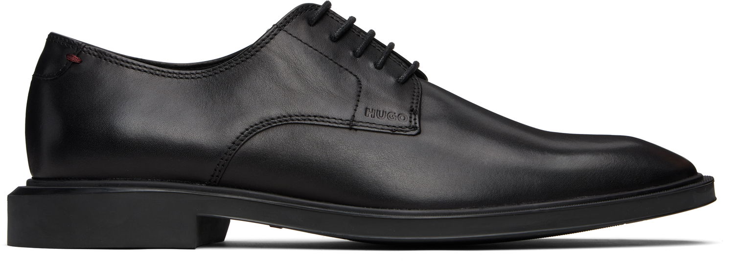 Sneakers och skor BOSS Rubber-Sole Leather Derbys Svart | 50529049, 0