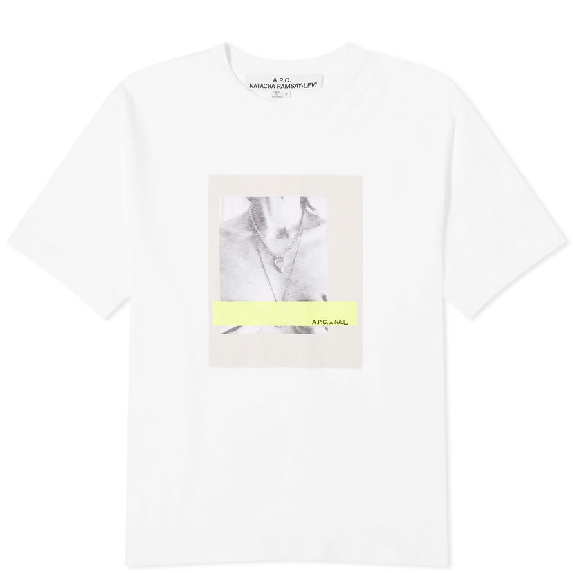 T-shirt A.P.C. New Haven Graphic T-Shirt White Vit | COGYJ-H26368-DAM