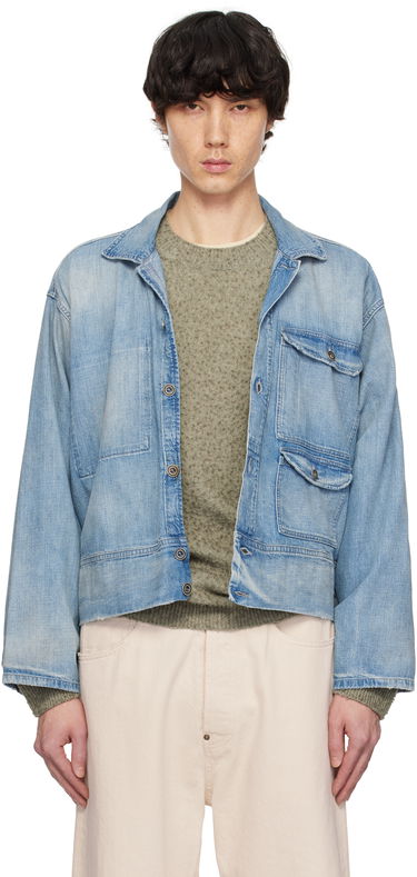 Jacka Maison Margiela Maison Margiela Sports Denim Jacket Blå | S50AM0637 M30021, 0
