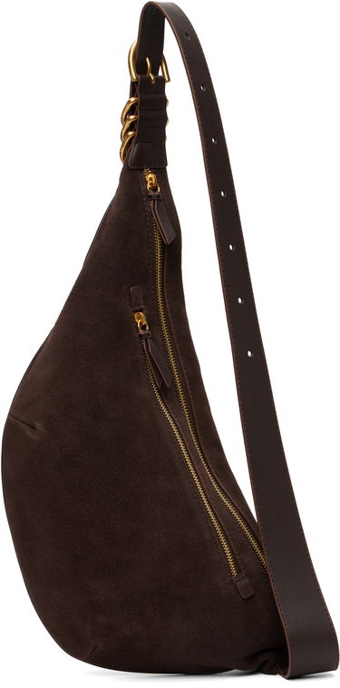 Axelväska rag & bone Rag & Bone Brooklyn Suede Sling Bag Brun | SD100229, 2