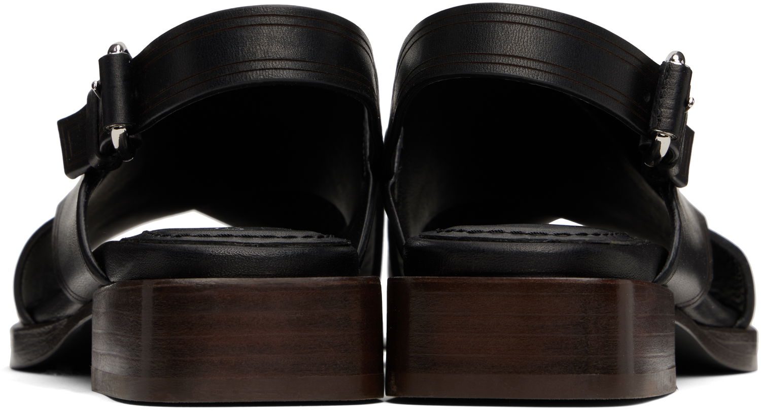 Tillbehör LEMAIRE Lemaire Cross Flat Sandals Svart | FO0162 LL0122, 1