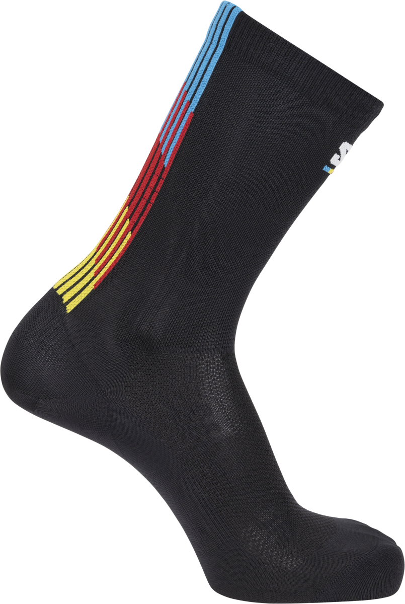 Strumpor Salomon Salomon Pulse Race Flag Crew Socks Svart | lc2625-200, 0